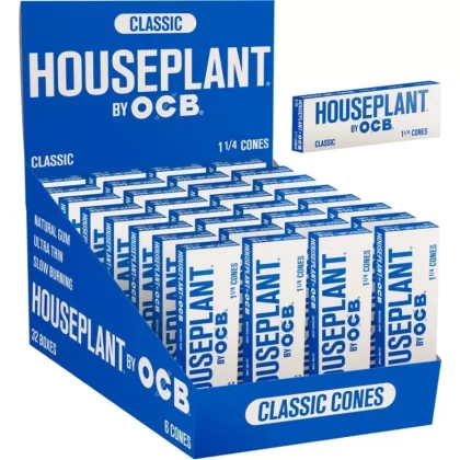Houseplant By OCB Classic Cones - Size#1 1/4 6pk>Mini 8pk