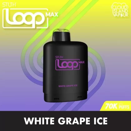 STLTH LOOP MAX 70K Pod Pack – White Grape Ice