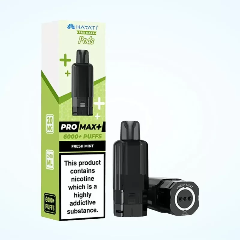 Hayati Pro Max+ 6000 Puffs Refill Pod – Fresh Mint