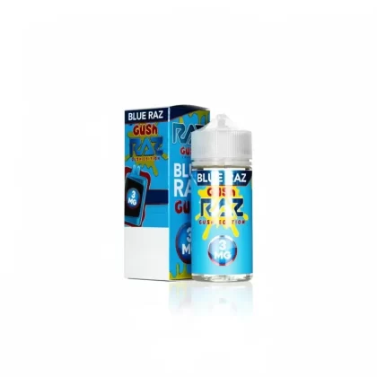 Pod Juice X RAZ Blue Razz Gush 100mL E-Liquid - Vape Product, Vape Product; Vape Product, Vape Product (08437E)