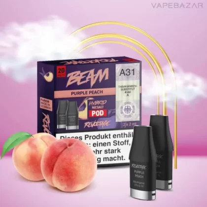 Revoltage Beam – Purple Peach – Prefilled Liquid Pod – 2er Pack - Vapebazar