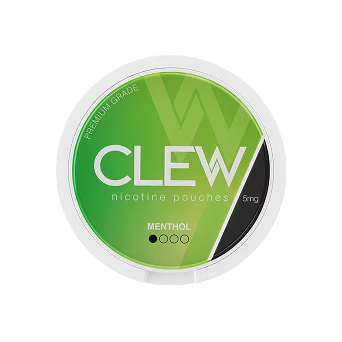 Menthol CLEW Nicotine Pouches - Vape Product, Vape Product