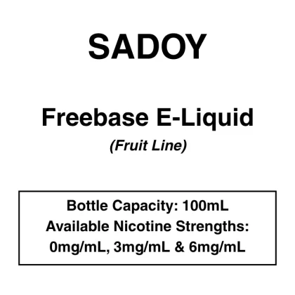 Sadboy Fruit Line – Freebase E-Liquid – 100mL
