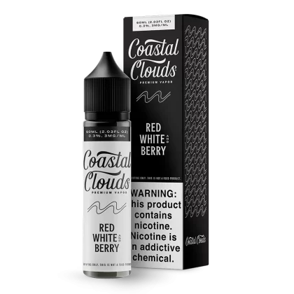 Coastal Clouds - Red White and Berry - 60ML E-Liquid - 3MG