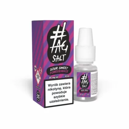 Liquid #TAG Sour Salt 10ml 20mg Sweet Pomegranate
