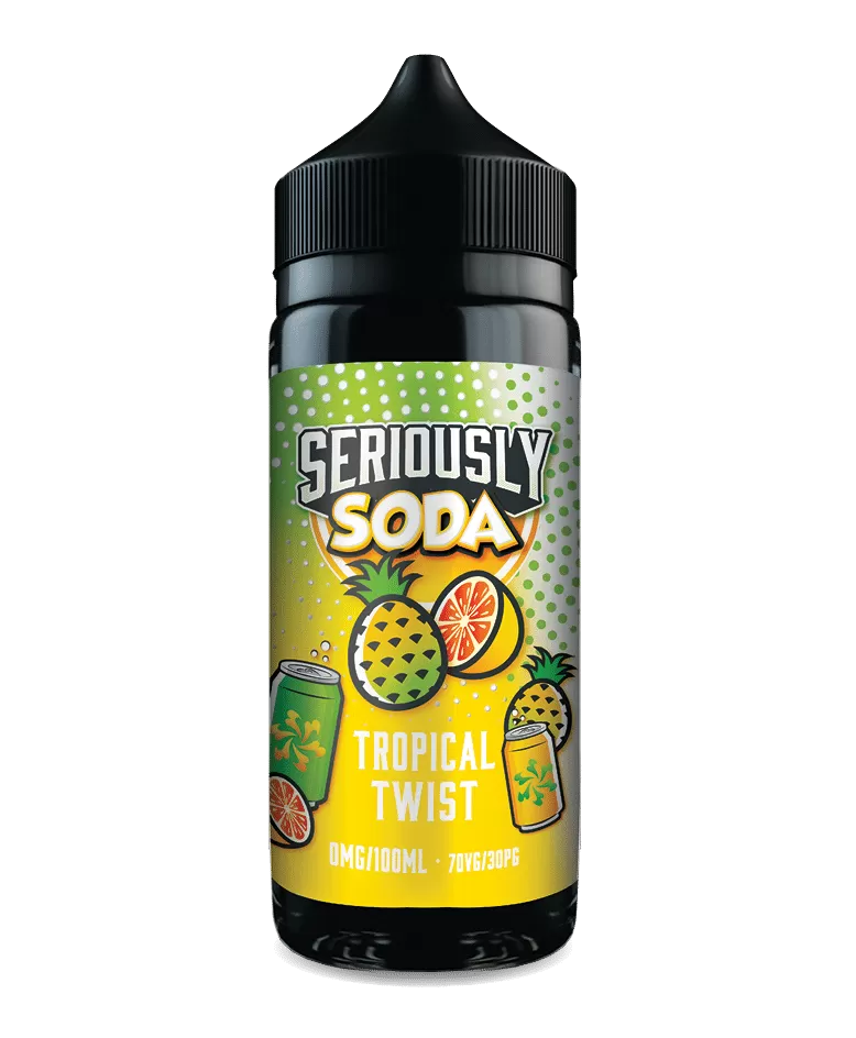 Tropical Twist (Soda) Seriously E Liquid 100ml – 70VG - Vapestorm Co