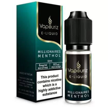 Millionaires Menthol by Vapouriz - 12 mg/ml