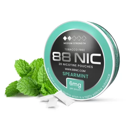 88 Nic Spearmint Nicotine Pouches - Extra High / 12mg