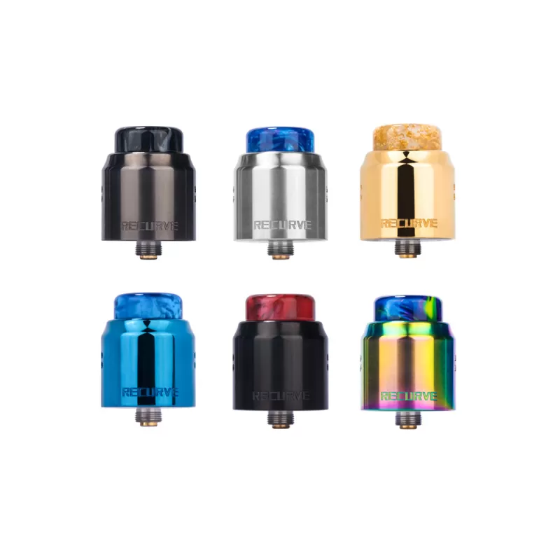 Wotofo Recurve Dual RDA Atomizer 24mm - Rainbow - Image 2