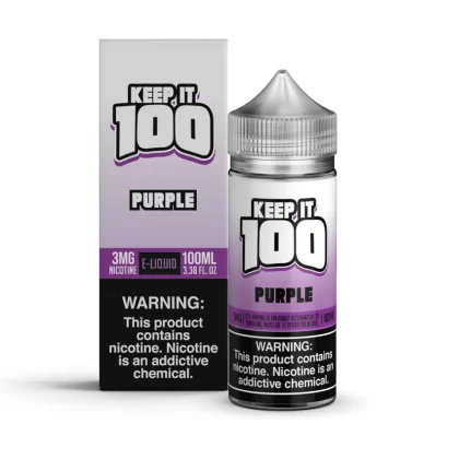 KEEP IT 100 - Purple - 100ML E-Liquid - 3MG