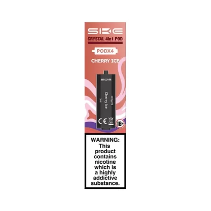 SKE Crystal 4 in 1 Pods – Cherry Ice (5 or 10 Packs)