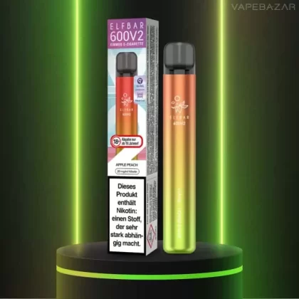 Elf Bar 600 V2 – Apple Peach - Elf Bar / 360 mAh / 20mg/ml / ca. 600