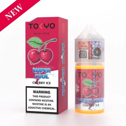 Tokyo Super Cool – Cherry Ice 30ml (35, 50mg) - Vapebar Pk