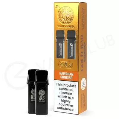 Hawaiian Sunrise Gold Bar Reload Prefilled Pod