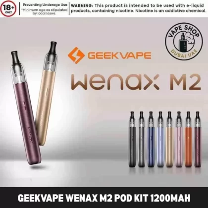 Geekvape Wenax M2 Pod Kit 1200mAh In UAE - Arctic Blue, Eclipse Blue