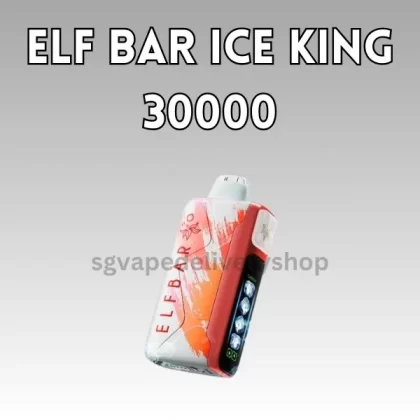 Elf Bar Ice King 30000 Puffs - Blueberry Raspberry Watermelon