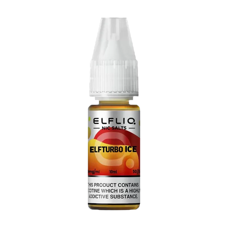 ElfTurbo Ice Elfliq Nic Salt by Elfbar - 10ml - 10mg