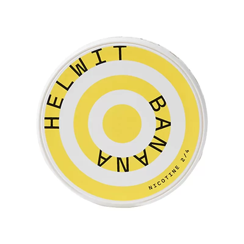 Helwit Banana Nicotine Pouches - Strength#7mg>15mg