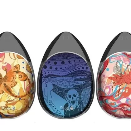 Suorin Drop 2 Pod System - Peacock Plume, Red Amber