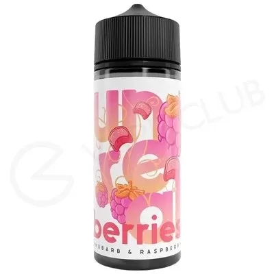 Rhubarb & Raspberry Shortfill E-Liquid by Unreal Berries 100ml