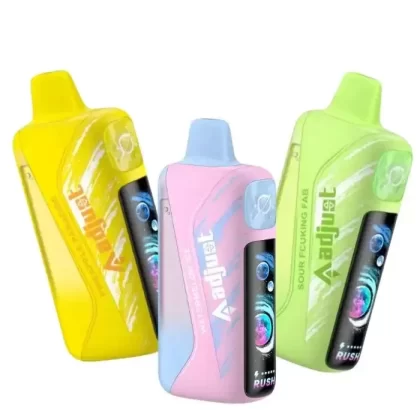 Adjust MyRusher 40K Vape - Single; Blue Razz Ice, Georgia Peach; Vape Product