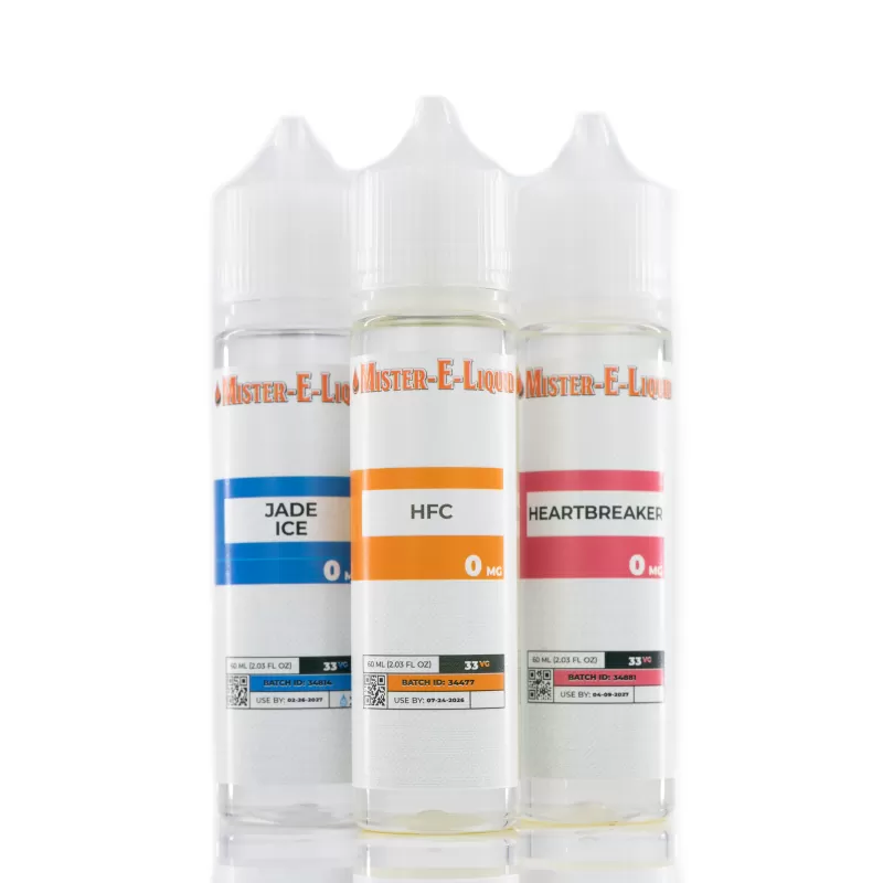 Mister E-Liquid - No Nicotine Vape Juice - 60ml - Apple Ice