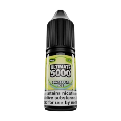 Pineapple Ice Saltnic vape Juice by Ultimate 5000 - 10 Pack - Strength 10mg