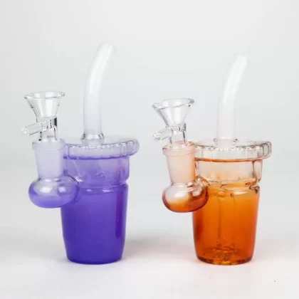5.5″ Cup Water Bong With Straw
