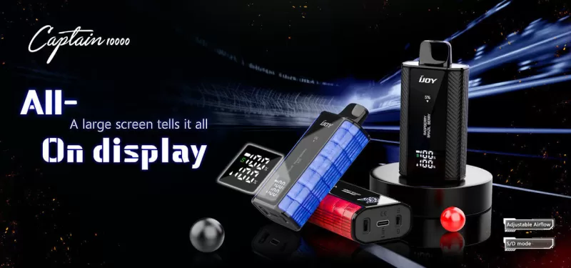 iJoy Captain 10000 - Strawberry Ice - Image 2