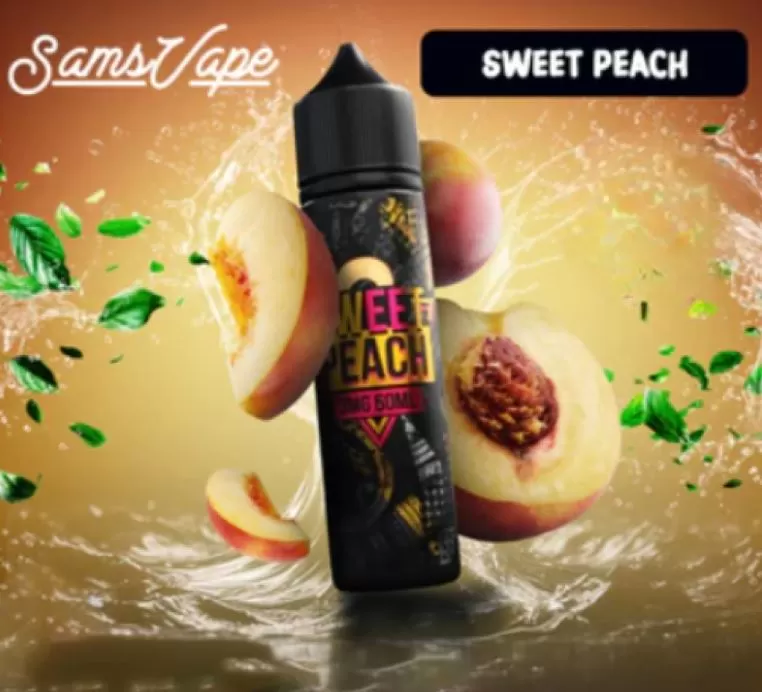 Sweet Peach E-Liquid - Sam Vapes - 3 mg / 60 ml