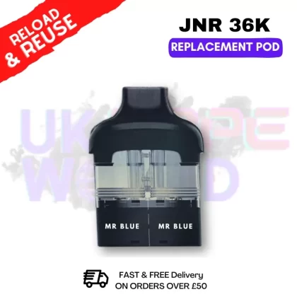 Mr Blue JNR Ace 36K REFIL PODS PACK