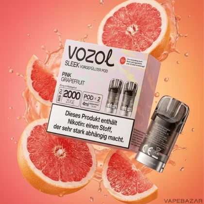 Vozol Sleek Pods – Pink Grapefruit