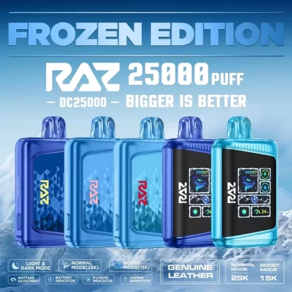RAZ LTX 25K Puff “Frozen Edition” Disposable Device – 25000 Puffs