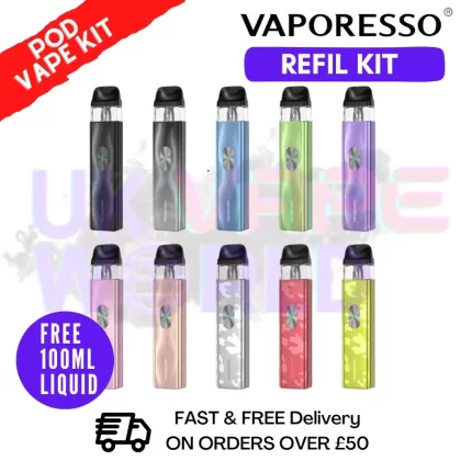 Vaporesso Xros 4 Pod Vape Kit + Free 100ML Eliquid