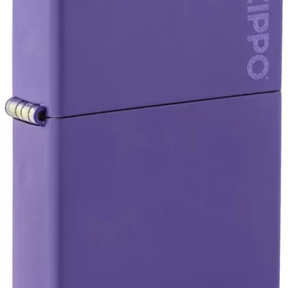 Classic Purple Matte Zippo Logo
