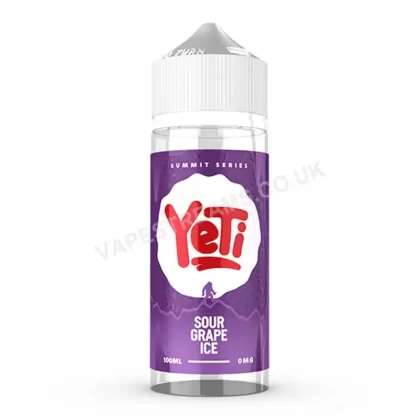 YeTi Summit Series Sour Grape Ice E-Liquid Shortfill - Vapestreams Co