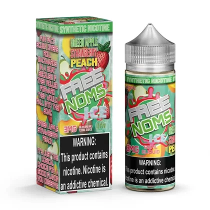 Nomenon Free Green Apple Strawberry Peach Ice eJuice - Vape Product; Vape Product, Vape Product (6C66E0)
