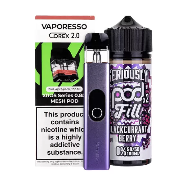 Vaporesso XROS 4 Nicotine Free Bundle - Pink Mint / 1.2ohm (Coil) - Image 3