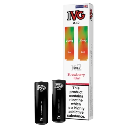 Strawberry Kiwi IVG Air Replacement Pods - 20mg - Vape Product