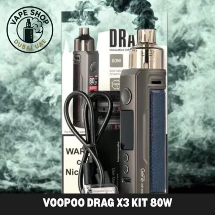 VooPoo Drag X3 Kit 80w In Dubai - Aurora Purple, Champagne Golden