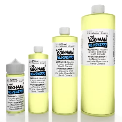 Egg Man Blueberry - Ontario, Quebec, Alberta, Manitoba, New Brunswick, PEI, Nova Scotia, Other Provinces; Vape Product, Vape Product; Vape Product, Vape Product