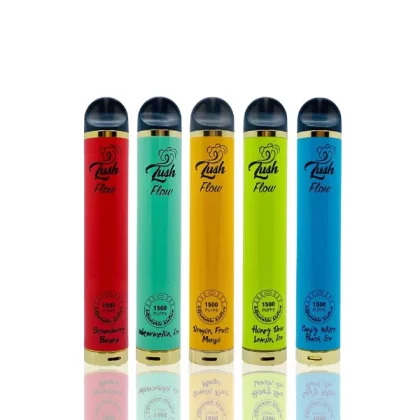 Lush Flow 1500 Puff Disposable Vape - 6mL - Vanilla Strawberry Custard