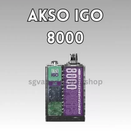 Akso IGO 8000 Puffs - Rootbeer Float (Bold Series)