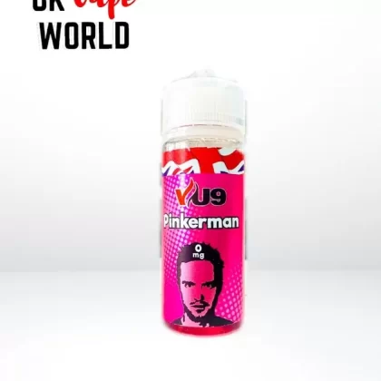 VU9 Pinkerman 100ml Shortfil E-liquid 70/30 Vg/pg + FREE 2 Nicshots
