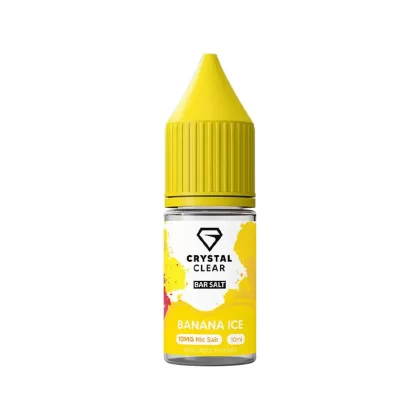Crystal Clear Bar Salts Banana Ice Nic Salt Vape Juice - 10mg