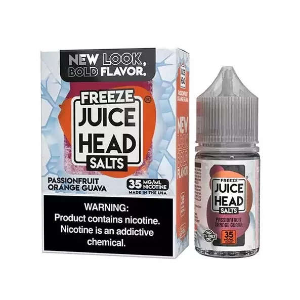 Juice Head Freeze Salt Passionfruit Orange Guava 30ml