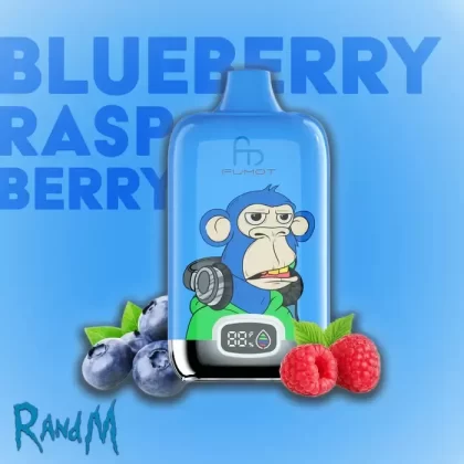 FUMOT Blueberry Raspberry RandM Tornado 12000 Digital Box Disposable