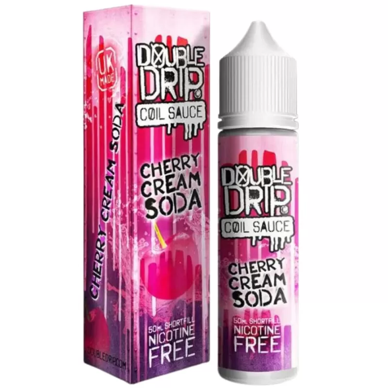 Cherry Cream Soda Shortfill E-Liquid by Double Drip (50ml) - 0mg