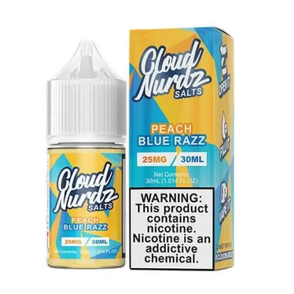 Cloud Nurdz Salts - Peach Blue Razz 30ml