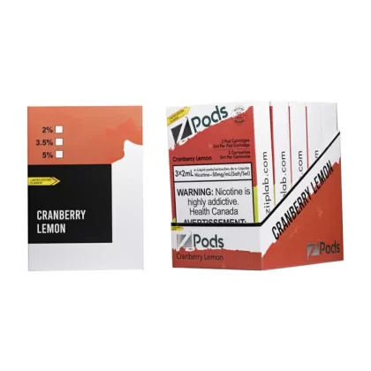 ZPODS CRANBERRY LEMON